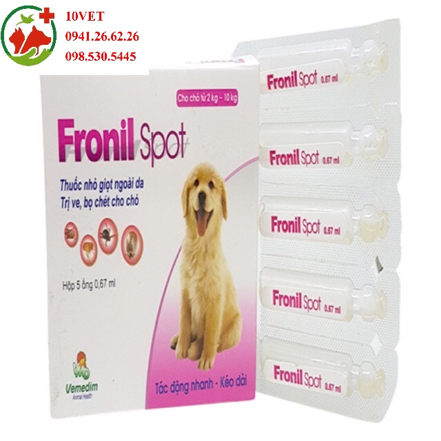 Nhỏ ve Fronil Spot 1 hộp 5 ống