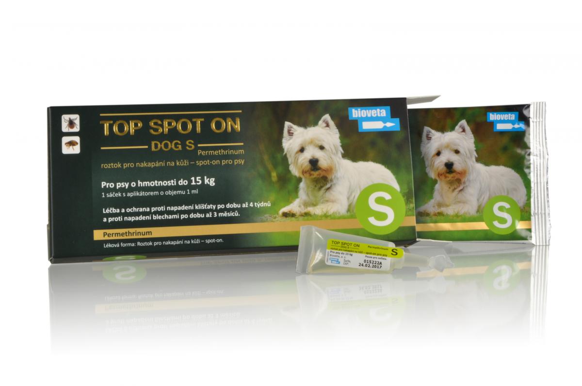 Top Spot On Dog S- Thuốc trị rận chó dưới 15kg